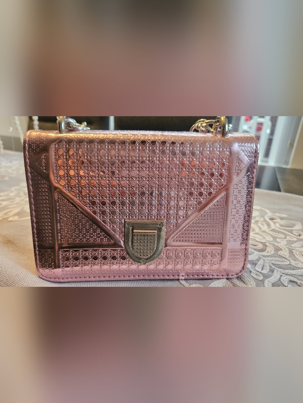 Shiny Mini Pink Bag